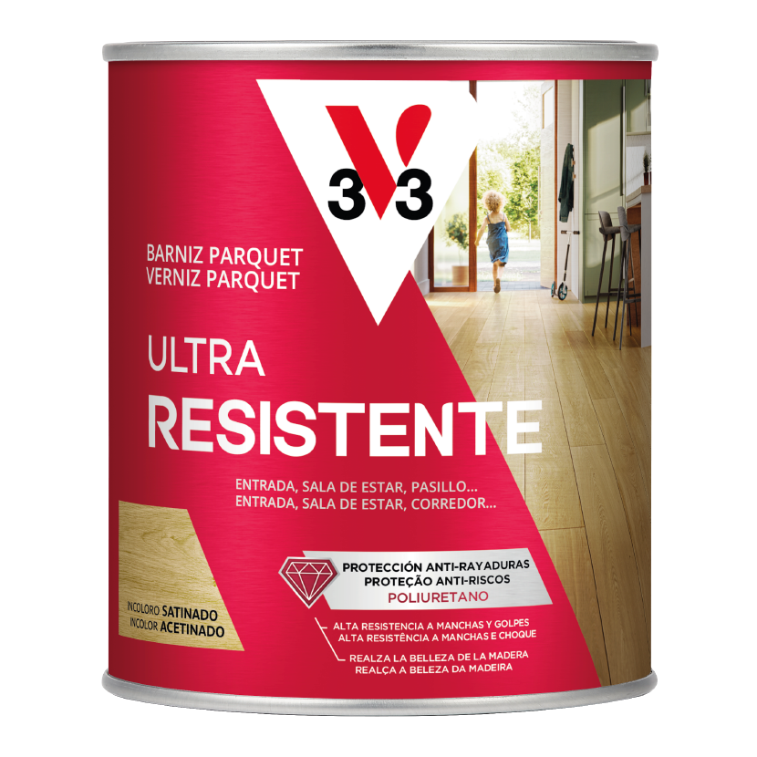 Barniz exterior LUXENS satinado 750 ml incoloro